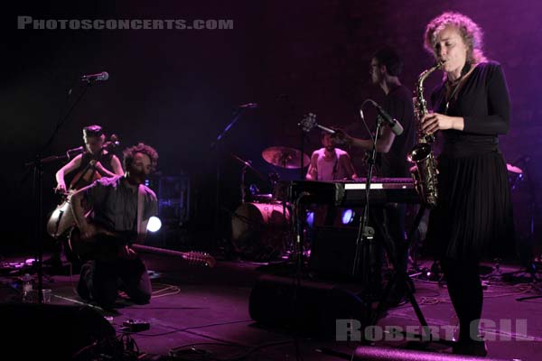 CHOIR OF YOUNG BELIEVERS - 2012-05-18 - PARIS - Cafe de la Danse - Jannis Noya Makrigiannis - Cæcilie Trier - Jakob Millung - Casper Henning Hansen - Sonja Labianca